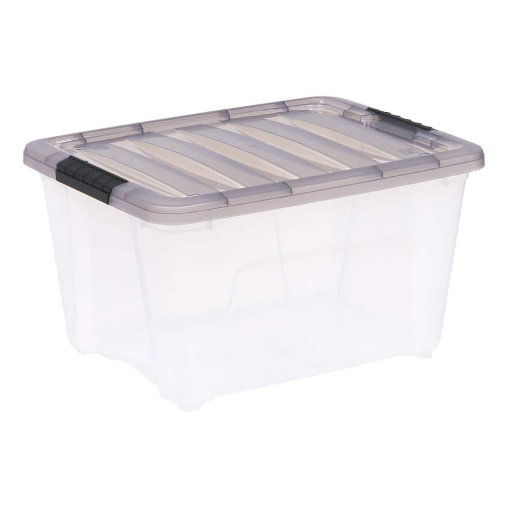 32 Qt./8 Gal. Plastic Storage Box with Latching Lid, Clear price history on PriceWatchPro