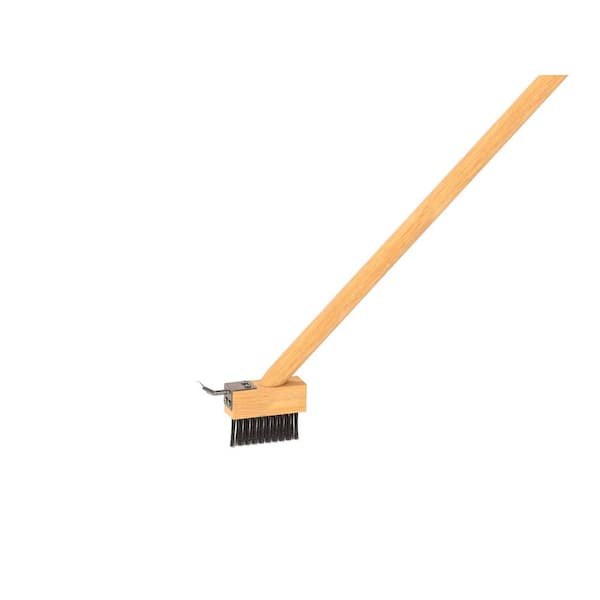 Bon Tool 54 in. Paver Joint Wire Brush with Wood Handle