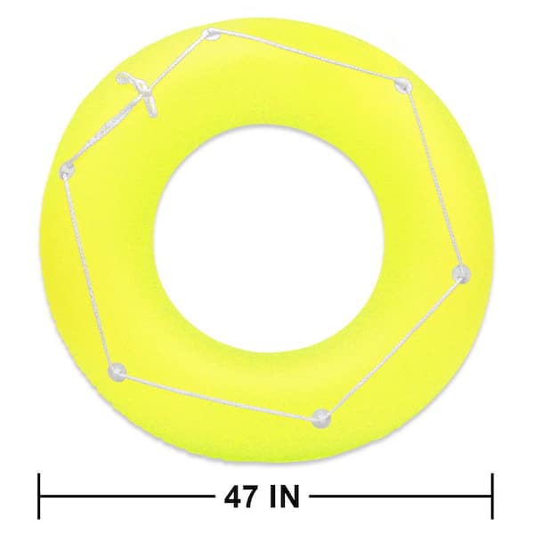 Poolmaster 47 in. Neon Frost Swimming Pool Float Tube 67142 - The