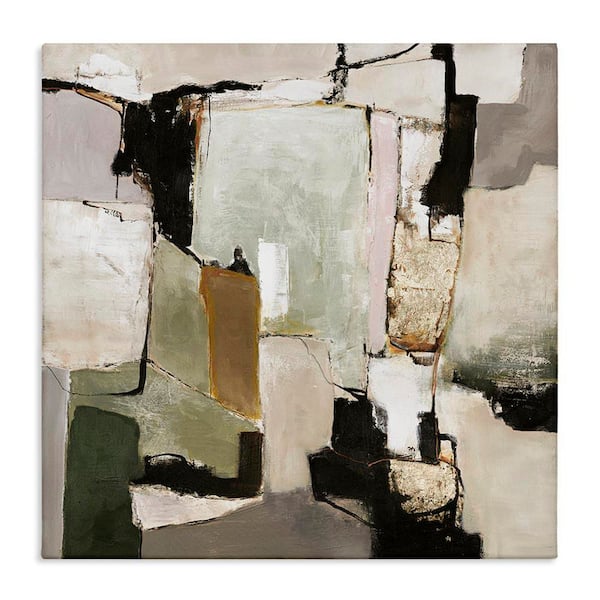 Stupell Industries Blocked Composition Details by Design Fabrikken Unframed Abstract Graphic Art Print 17 in. x 17 in.