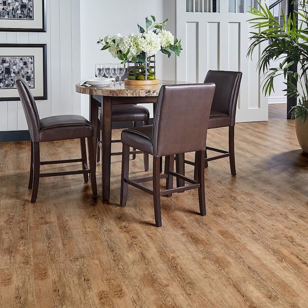 Woodruff 20 MIL 7.1 in. W x 48 in. L Click Lock Waterproof Luxury Vinyl Plank Flooring (23.64 sq. ft. /case)