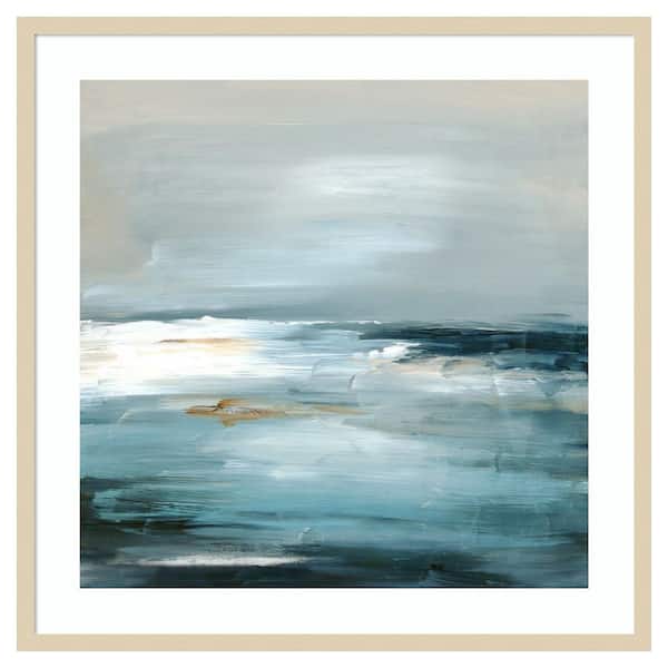 Amanti Art Be Bold II by Jacob q 33 in. W x 33 in. H. Wood Framed Wall Art Print Framed in Brown