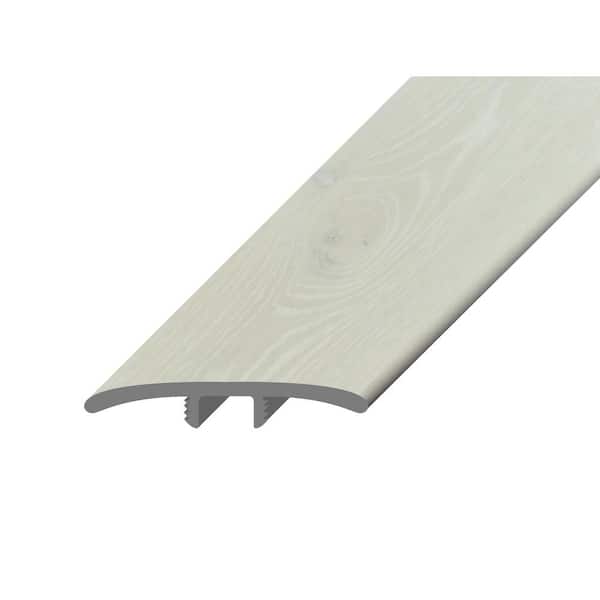 Bruce Hydralock 1.77 in. Wide x 94 in. Length Silver Trailhead Vinyl T-Molding