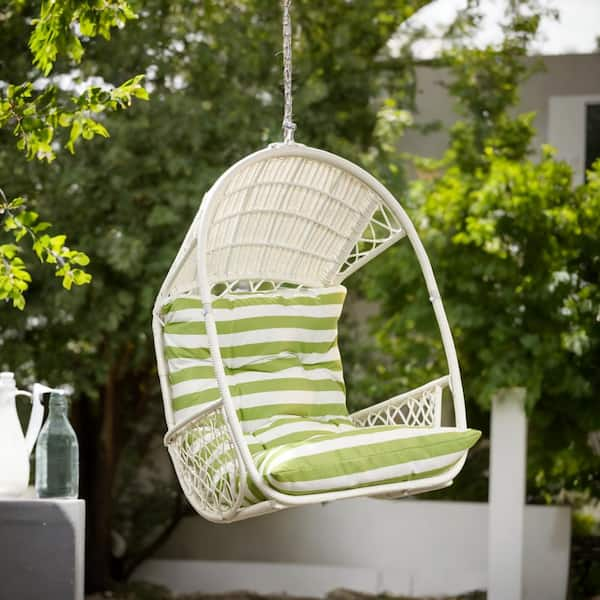 Outdoor Garden Rattan Egg Swing Chair Hanging Chair PE Hang Chair ...