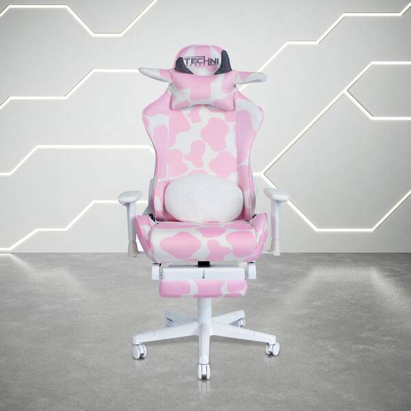 Techni Sport TS87 Cow Series Fabric Reclining Ergonomic