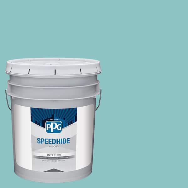 SPEEDHIDE 5 gal. PPG1147-4 Aqua Fiesta Eggshell Interior Paint