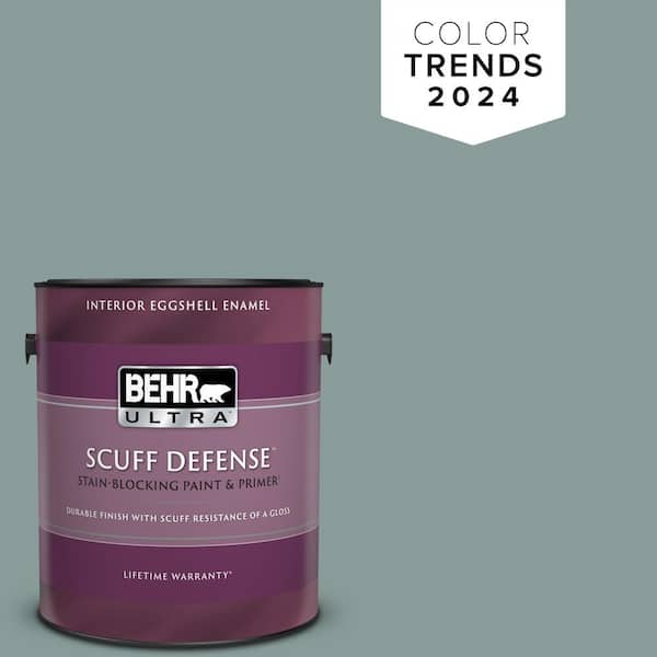 BEHR ULTRA 1 gal. Home Decorators Collection #HDC-AC-23 Provence Blue Extra Durable Eggshell Enamel Interior Paint & Primer