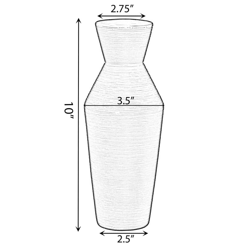 Elegant Green Ceramic 11" Decorative Table Vase