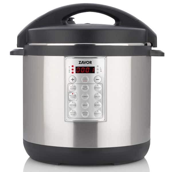 Zavor Select 8 Qt. Stainless Steel Electric Pressure Cooker with Removable Pot