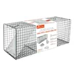 HOMESTEAD Small 1-Door Professional Humane Steel Live Animal Cage Trap for  Squirrels, Rabbits, Chipmunks, Skunks, Rats and Weasels 410-344-0111 - The  Home Depot