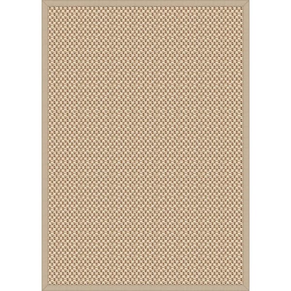 Home Decorators Collection Safi Natural 5 ft. x 7 ft. Solid Area Rug