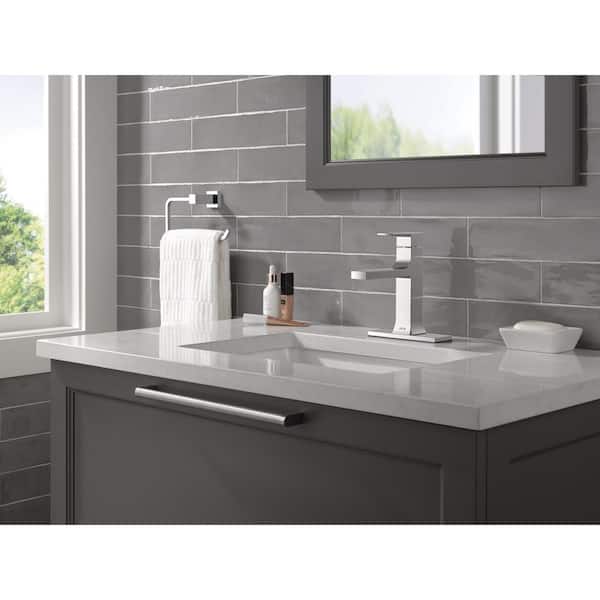 Delta Velum Single Handle Single Hole Bathroom Faucet with