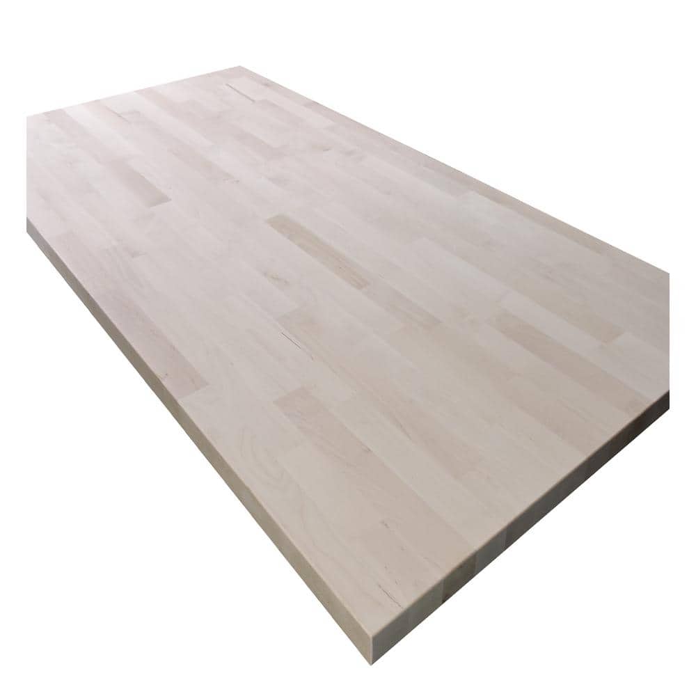 6/4 in. x 2 ft. x 4 ft. Allwood Birch Project Panel Table Island Counter To