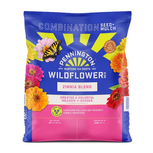 Pennington 2 lbs. Zinnia Wildflower Seed Mix
