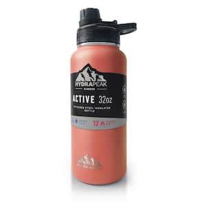 Active Chug 32 fl. oz. Peach Triple Insulated Stainless Steel Water Bottle