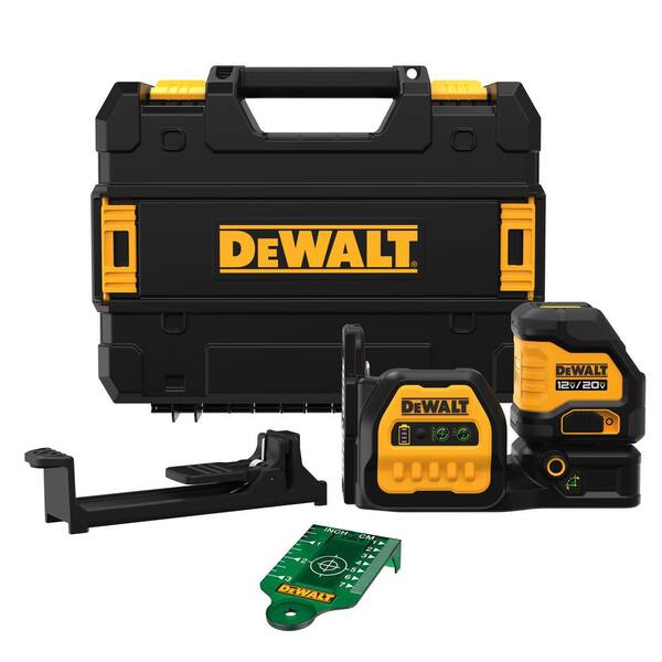 DeWalt DCLE34020GB 20V Max Cordless Cross Line Green Laser - Bare Tool