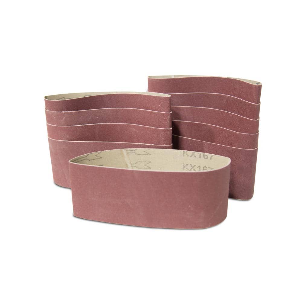 80-Grit 3 x 21-Inch Sanding Belt Sandpaper (10 Pack) price history on PriceWatchPro