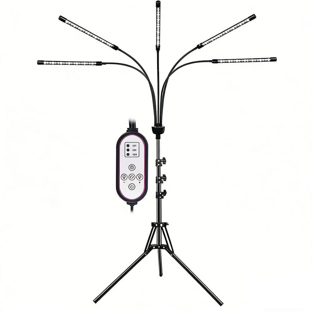5-Head Grow Light with A Tripod Stand, Full Spectrum Grow Lamp with Timer, Warm White Light for Indoor Plants price history on PriceWatchPro