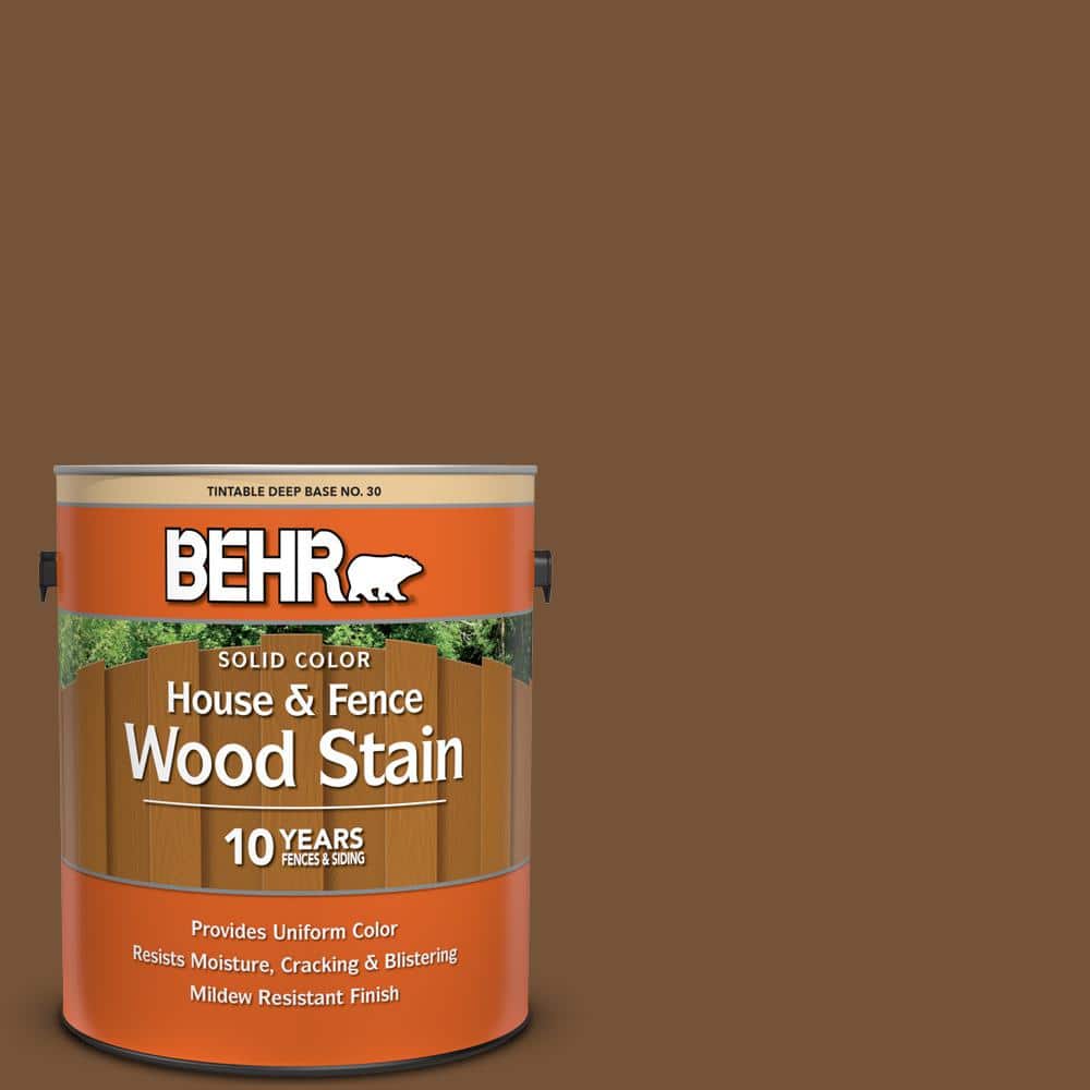 1 gal. #290F-7 Wooden Cabin Solid Color House and Fence Exterior Wood Stain