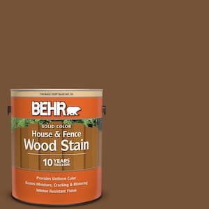 1 gal. #290F-7 Wooden Cabin Solid Color House and Fence Exterior Wood Stain