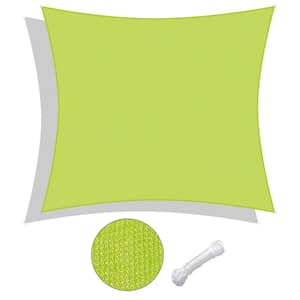 22 ft. x 23 ft. Rectangle Sun Shade Sail in Fruit Green