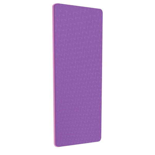 Purple 24 in. W x 72 in. L x 0.3 in. T Thermoplastic Elastomers Gym Flooring Mat (12 sq. ft.)