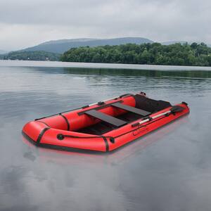 10 ft. PVC Adult Assault Boat in Red and Black