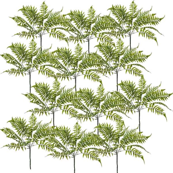 A & B Home 11 .8 in. Green Artificial Assorted Flowers Floral Arrangements