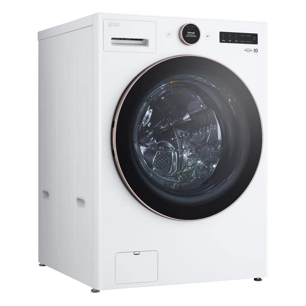 5.0 Cu. Ft. White Smart Front Load Washer with Steam and TurboWash
