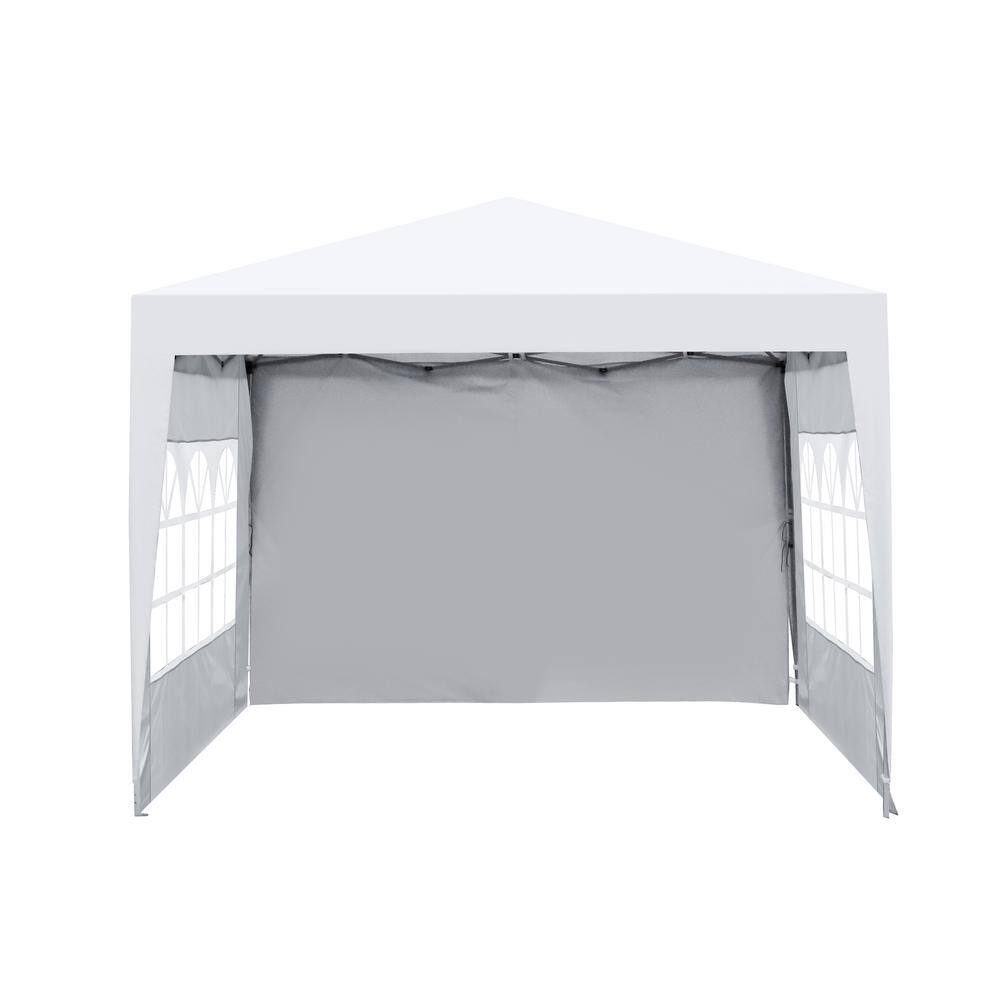 10 ft. x 10 ft. Outdoor Pop-Up Gazebo Canopy Tent with Removable Side Walls