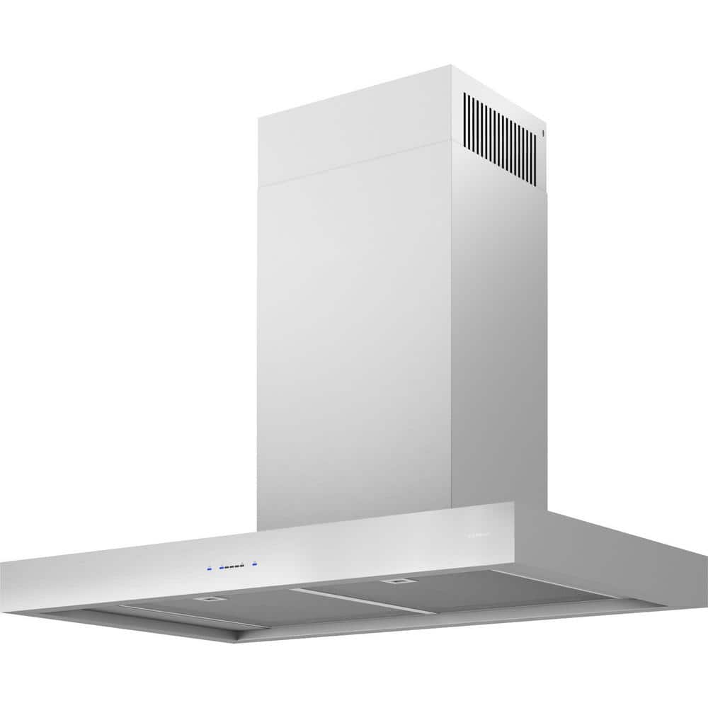 Roma 36" Stainless Steel Convertible Wall Mounted Range Hood with LED Light