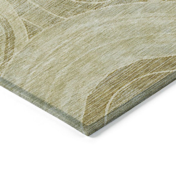 Chantille Machine Washable Indoor/Outdoor Abstract ACN1750 Wheat 10 ft. x 14 ft. Area Rug