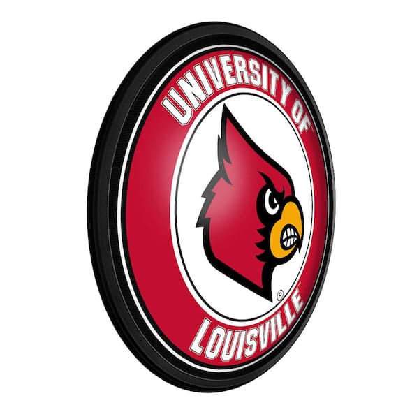 The Fan-Brand Louisville Cardinals: Round Slimline Lighted Wall