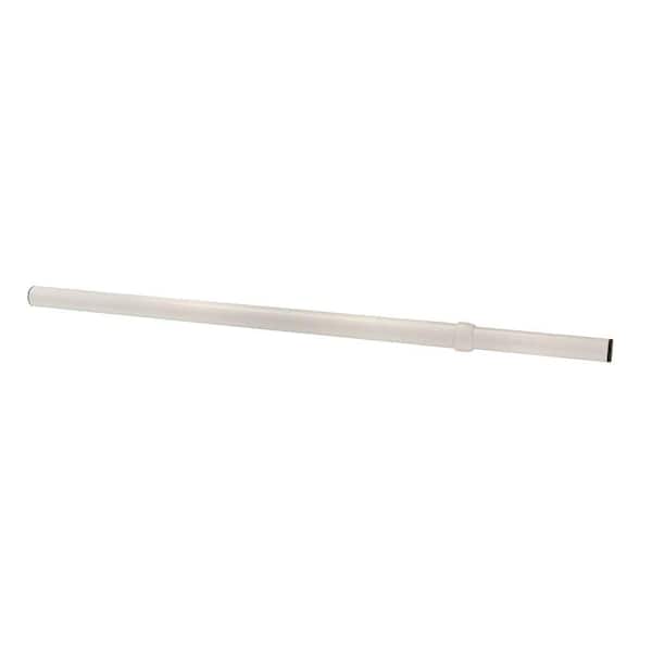 Lido Designs 72-120 in. Brushed Stainless Steel Extend and Lock Adjustable Closet Rod