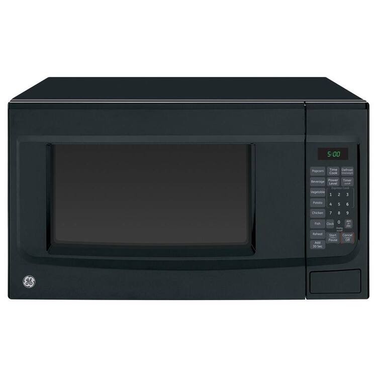 GE 1.4 cu. ft. 1100-Watt Countertop Microwave in Black
