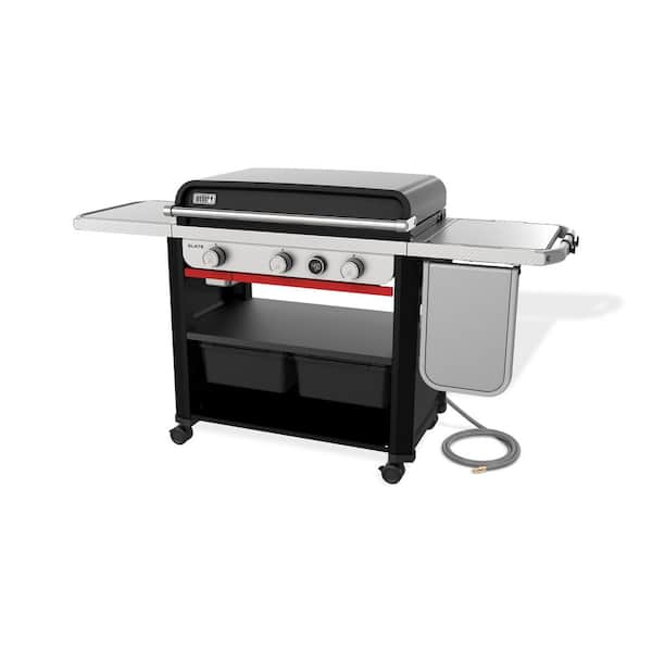 Weber Slate Griddle 3-Burner Natural Gas 30 in. Flat Top