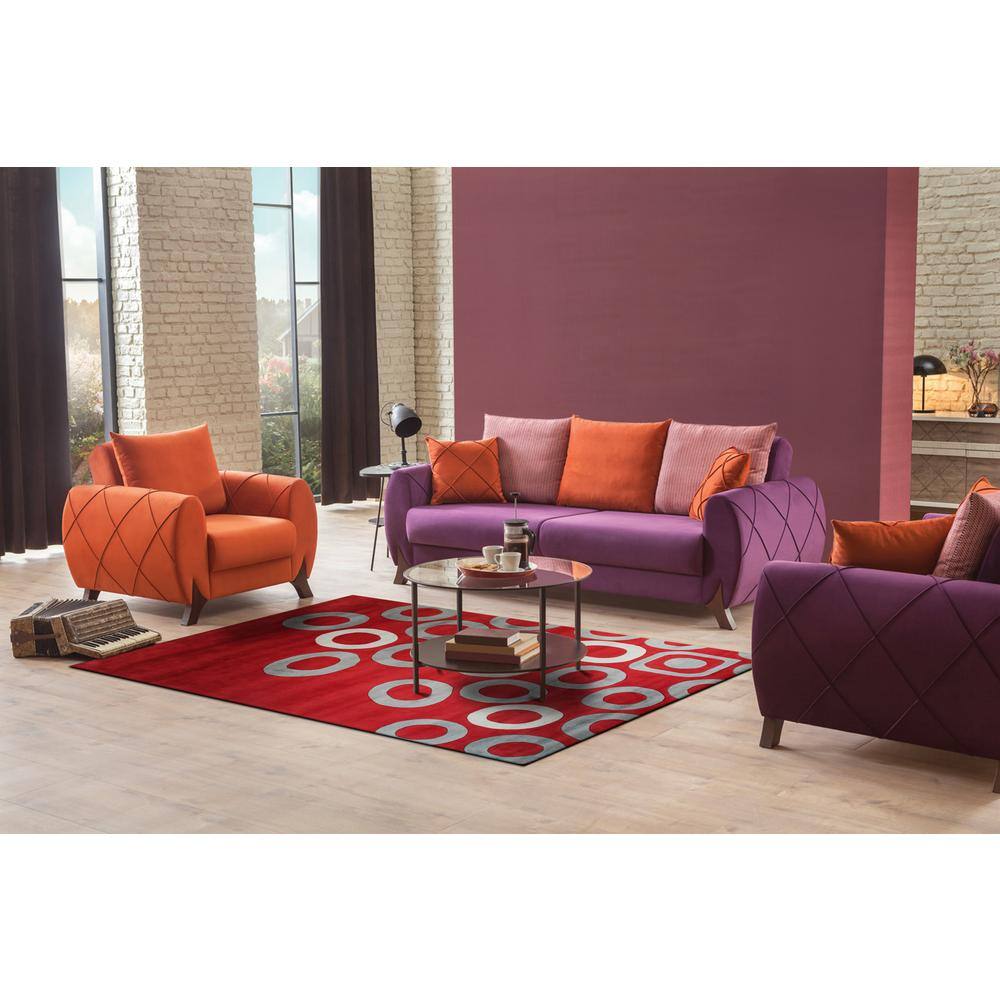 Buy Hand-Tufted Floor Carpet For Living Room- 6 x 4 Feet Canyon Viscose and  Wool Carpet (Red) Online in India at Best Price - Modern Carpets & Rugs -  Home Furnishing 