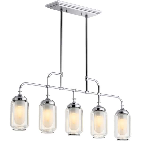 KOHLER Artifacts 3-Light Polished Chrome Chandelier