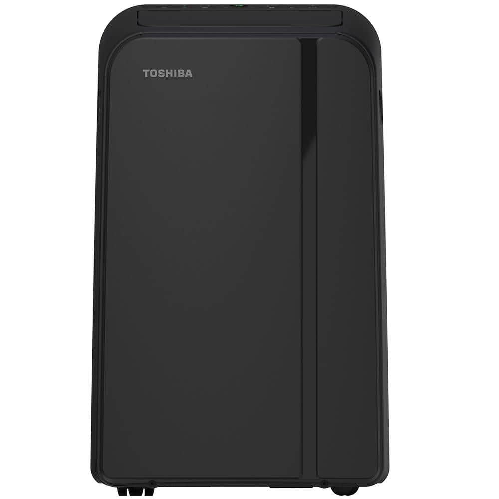 Toshiba 10,000 BTU Portable Air Conditioner Cools 450 Sq. Ft. with  Dehumidifier and Remote in Black RAC-PD1414CWRU - The Home Depot