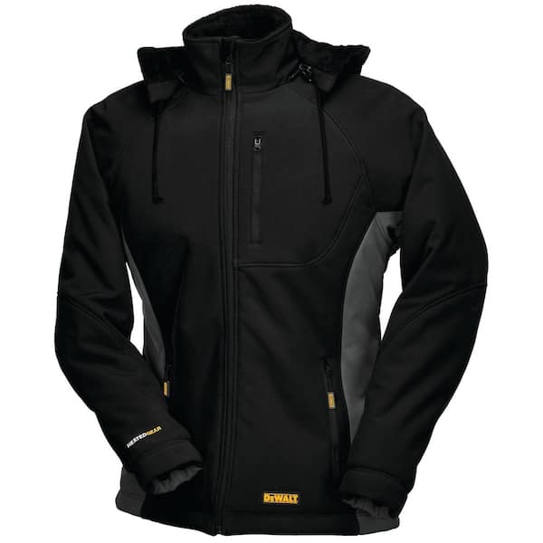 DEWALT Women's Medium Black 20-Volt MAX Heated Hooded Jacket Kit
