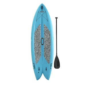 Freestyle 9 ft. 8 in. L x 35.5 in. W x 6 in. T Multi-Sport Paddle Board in Glacier Blue