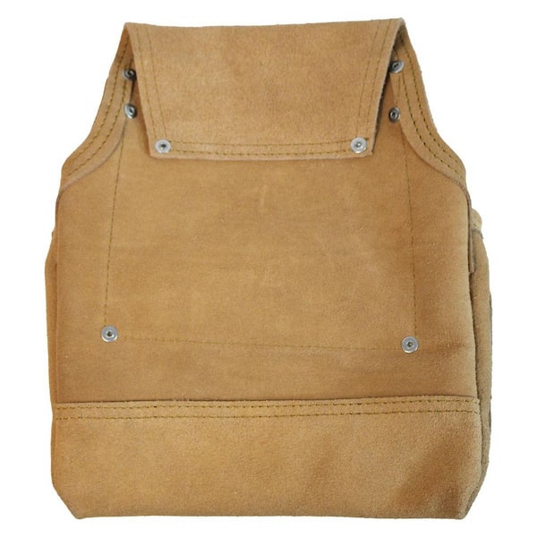 ToolPro 10-Pocket Suede Leather Nail and Tool Pouch TP00924 - The