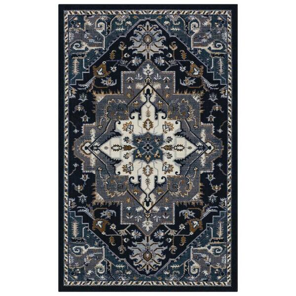 Mohawk Home Sinaloa Navy 5 ft. x 8 ft. Area Rug