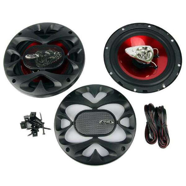 Unbranded 6.5 in. 2-Way 200-Watt Slim Mount Car Coaxial Speakers Audio Stereo