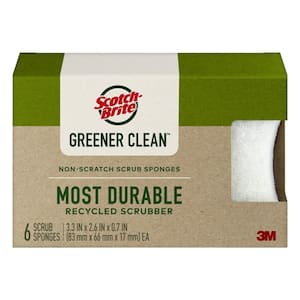 Greener Clean Non-Scratch Scrub Sponge (6-Pack)
