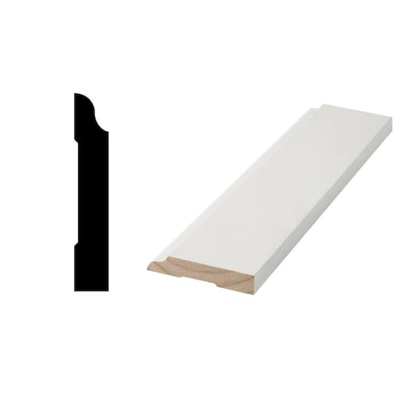 Woodgrain Millwork WM663 - 15/32 in. x 3-1/4 in. Primed MDF Base Molding