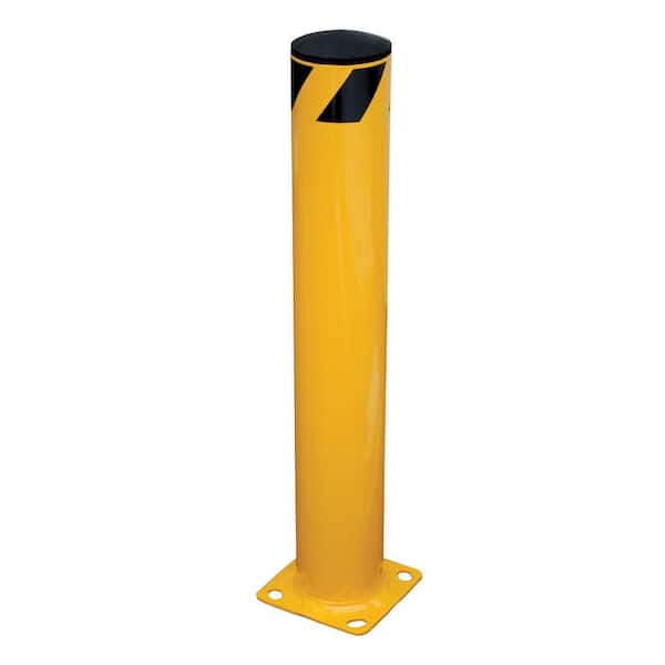 Vestil 36 in. X 5.5 in. Yellow Steel Pipe Safety Bollard