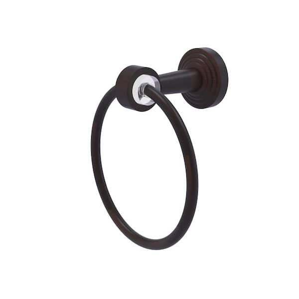 Allied Brass Pacific Beach Collection Wall Mounted Towel Ring in Venetian Bronze