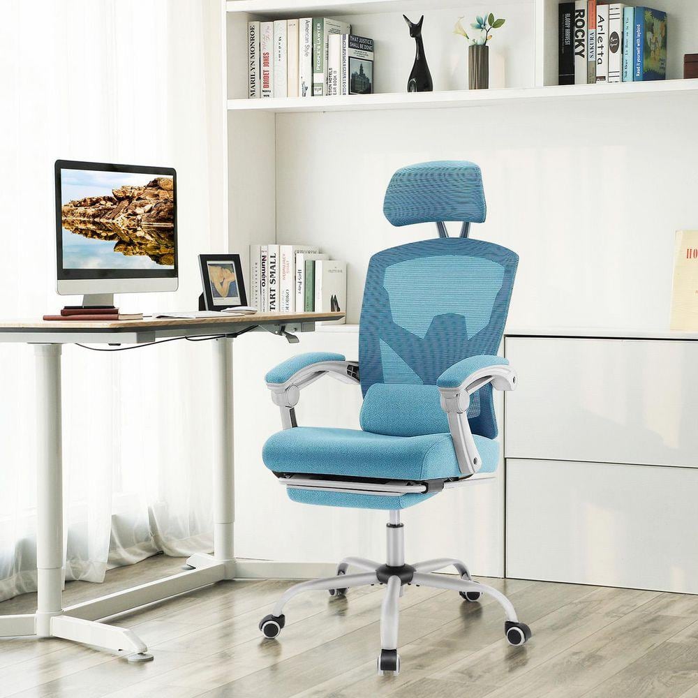 Wonder Desk WONDER COMFORT Ergonomic High-Back Mesh Reclining Home Office Desk ...