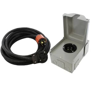 Generator Emergency Power Kit with 50 ft. Cord and L14-30 Inlet Box